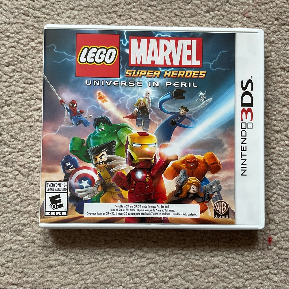 LEGO MARVEL universe in peril- 3DS game